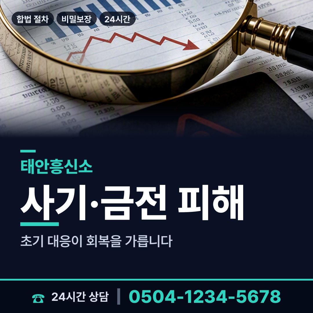 태안 안면읍 기업조사 상담 안내